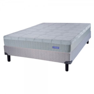 Sommier y Colchón 2 Plazas (140x190) Inducol Cardiel Espuma