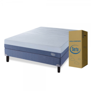 Colchón y Sommier en caja 2 Plazas (140x190x22) Serta Box Express Espuma
