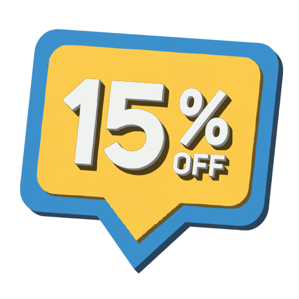 15 OFF
